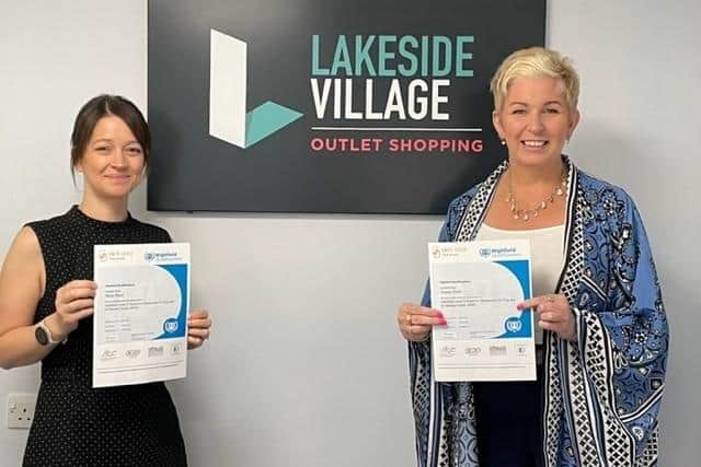 Marie Beech and Di Mellis from Lakeside Village Shopping Outlet