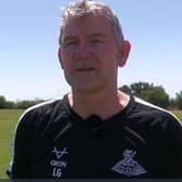Rovers' coach Lee Glover.