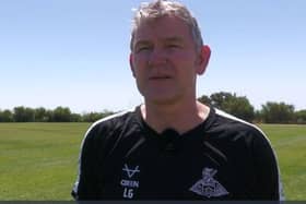 Rovers' coach Lee Glover.