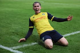 Joe Sbarra was a key player for former club Solihull Moors. (Photo by Richard Pelham/Getty Images)