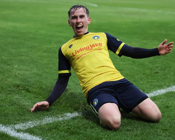 Joe Sbarra was a key player for former club Solihull Moors. (Photo by Richard Pelham/Getty Images)