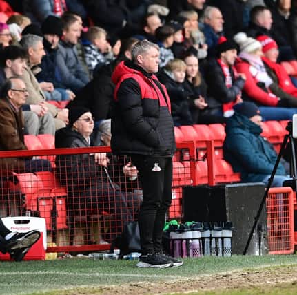 Rovers' chief Grant McCann watches on. (Picture Howard Roe/AHPIX LTD)
