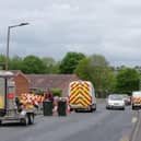 The roadworks on the Windhill estate in Mexborough. Buses have been diverted 'unnecessarily'