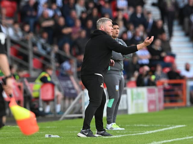 Doncaster's Grant McCann dishes out instructions from the touchline.