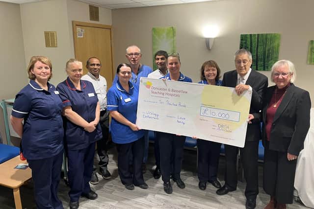 Mr Lowe alongside the Urology Team at Doncaster Royal Infirmary.