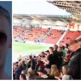 Doncaster Rovers fans hold a minute's applause for Jay Walker at the Eco Power Stadium.