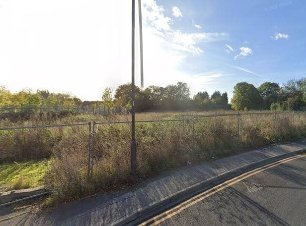 A view of the site. Applicant Jamie Raywood submitted plans to change the use of land for a ‘Travelling Show People's’ yard to accommodate eight family units off Waggons Way in Stainforth.