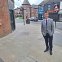 Doncaster Conservative MP Nick Fletcher has revealed he was almost hit by a cyclist in Doncaster city centre.