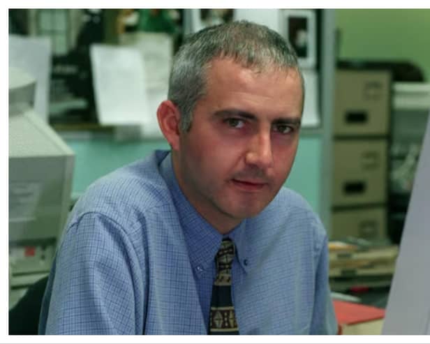 Journalist Andrew Norfolk during his time at the Yorkshire Post.