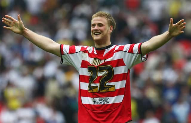 Matt Mills left Doncaster Rovers for a club record £2m to join Reading in August 2009.