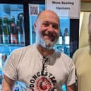 Ian Blaylock (left) welcomed Kentucky brewer Patrick Fannin to Doncaster.