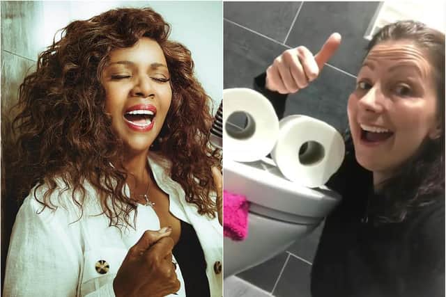 Disco queen Gloria Gaynor has shown her support for a Doncaster school's hilarious I Will Survive video.