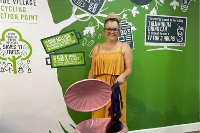 Doncaster shoppers donate 12 large boxes of bras to breast cancer care  charity