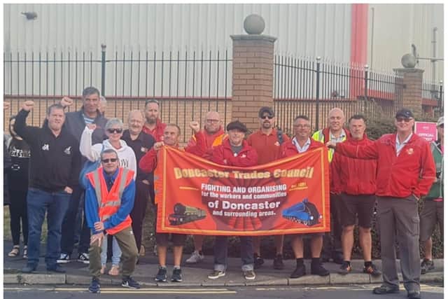 Royal Mail workers in Doncaster have joined a nationwide strike. (Photo: Jon Moorcroft).