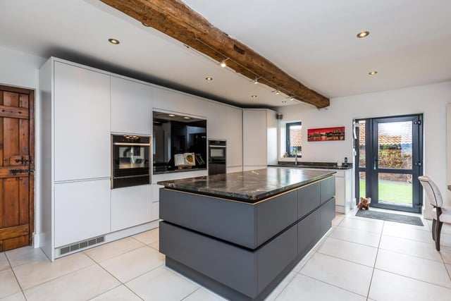 Sleek, high spec kitchen space.