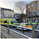 Emergency services are at the scene of an incident at the Red Lion in Doncaster.