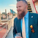 Brewer Patrick Fannin is travelling more than 4,000 miles to sample a pint of beer named after him in Doncaster.