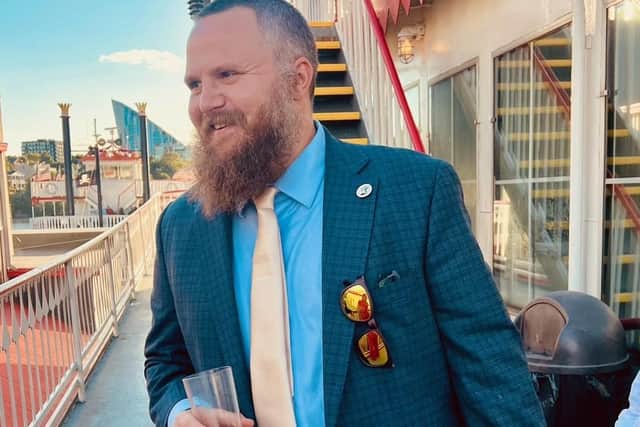 Brewer Patrick Fannin is travelling more than 4,000 miles to sample a pint of beer named after him in Doncaster.