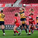 Action from Belles' defeat at Middlesbrough. Picture: Howard Roe