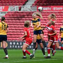 Action from Belles' defeat at Middlesbrough. Picture: Howard Roe