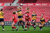 Action from Belles' defeat at Middlesbrough. Picture: Howard Roe
