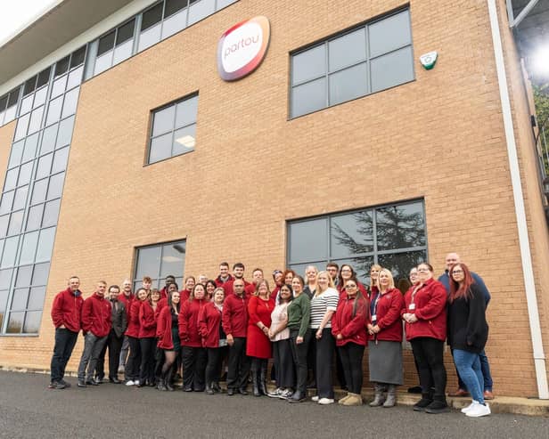 Team members gather at Partou’s Nursery Support Centre