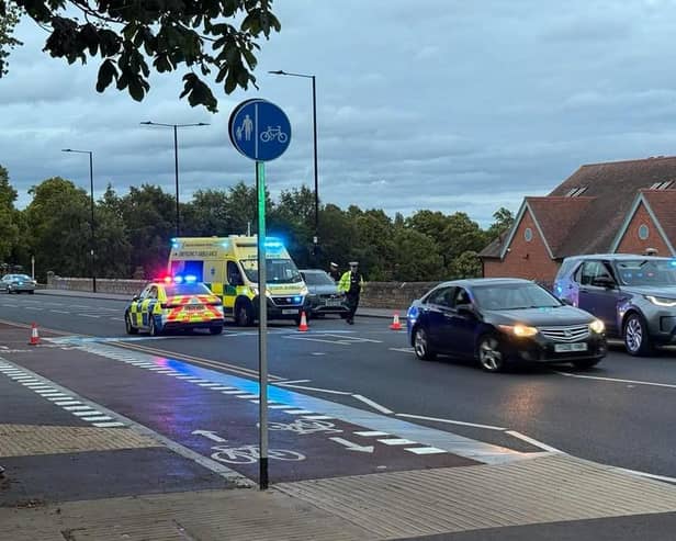 Thorne Road was sealed off by police following the incident. (Photo: Harry Ogley)