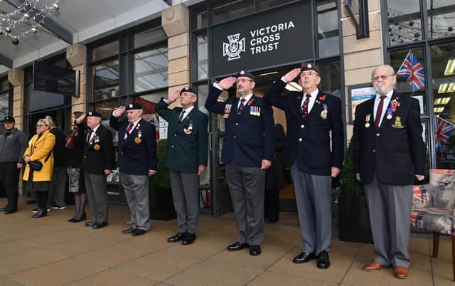 Picture by Howard Roe/AHPIX.com
Victoria Cross Trust at The Oultet Doncaster
Remembrance Day 2021