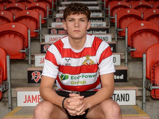 Young full-back will be staying with non-league Grantham Town for the remainder of the season having originally joined in September.