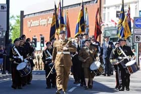 A previous Armed Forces Day parade in Doncaster