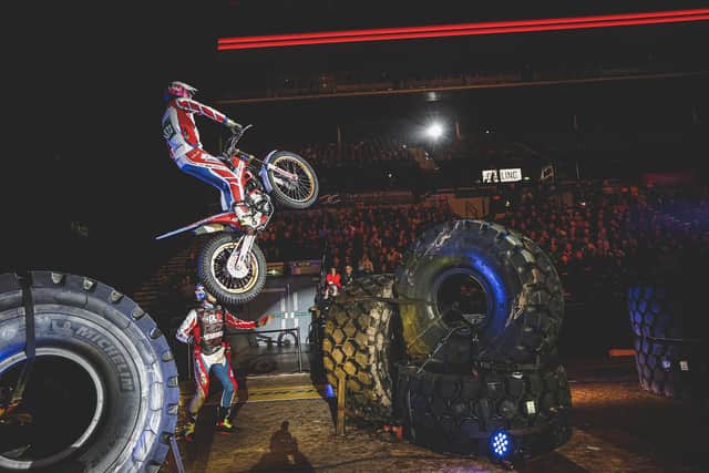 Yorkshire's Harry Hemingway this year became the youngest rider ever to compete at the DL12 Indoor Trial, aged just seventeen