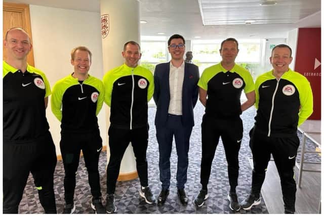 A group of match officials will be taking on the Three Peaks challenge.