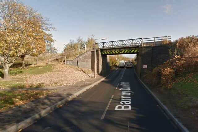 The crash occurred on the road this morning.
