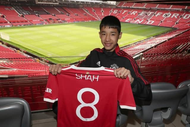 Jariyah Shah, from Bawtry, joined Manchester United's academy from Doncaster Rovers in April.