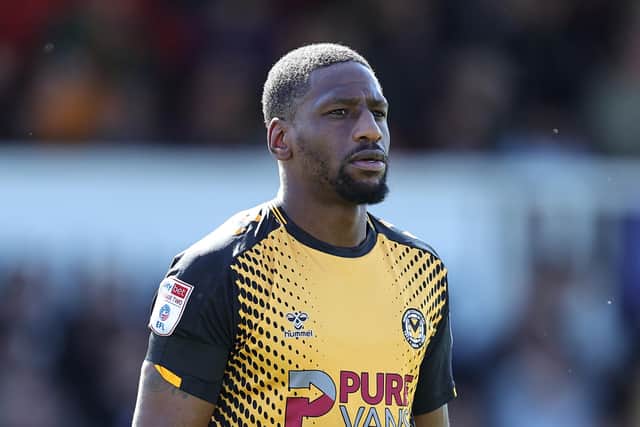 Former Rovers man Omar Bogle is now at Newport County. (Photo by Pete Norton/Getty Images)