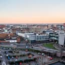 An aerial view of Doncaster. Credit: Doncaster Chamber