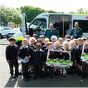 An ambulance crew visited Doncaster's St Peter's Catholic Primary School. (Photo: Dean Atkins).