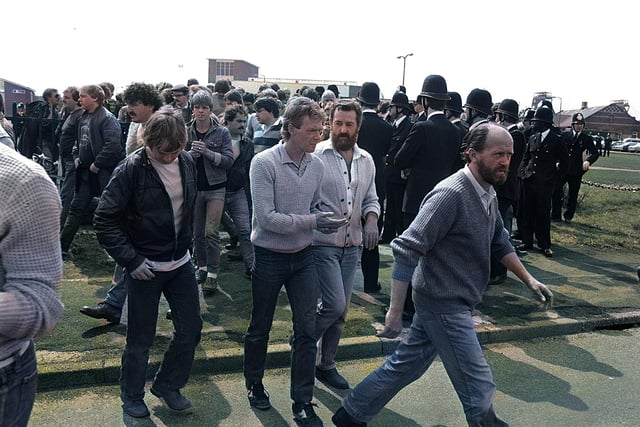 Newly colourised photos reveal fresh details of the Miners' Strike in Doncaster.