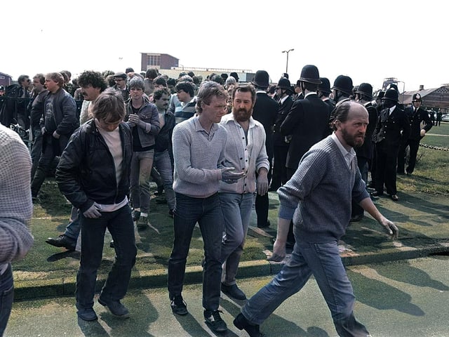 Newly colourised photos reveal fresh details of the Miners' Strike in Doncaster.