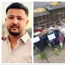 Floral tributes have been laid and money is pouring in for Najib Maghsodi, 26, who suffered fatal injuries in a hit and run in Doncaster city centre.