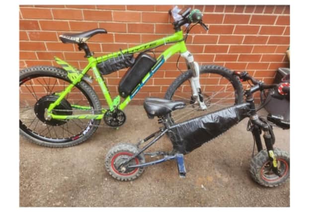 Dangerous homemade electric bikes are being ridden on the streets of Doncaster.