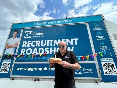 Rob Pryse-Jones, Recruitment Van Driver
