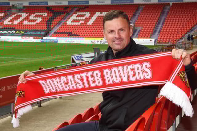 Richie Wellens is back with Doncaster Rovers, this time as manager. Picture: Andrew Roe/AHPIX