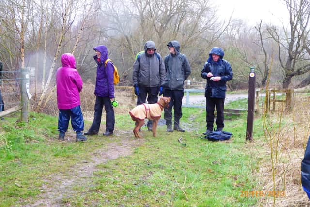 A bit of rain doesn't bother the Doncaster Ramblers