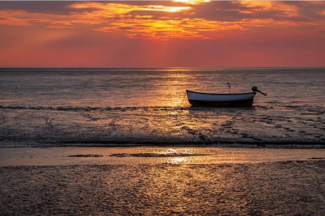 Nestled in Kings Lynn, this long stretch of beach in Norfolk faces the west, giving it some of the most impressive sunsets, and boasts an RSPB nature reserve just behind it.