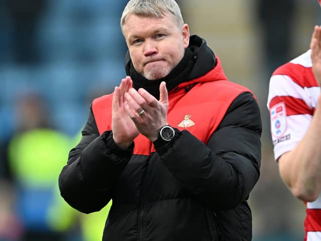 Picture by Howard Roe/AHPIX.com;Football;
Gillingham   v Doncaster Rovers ;
18/1/2025  KO 12.30 pm; ;
Doncasters'  manager Grant McCann