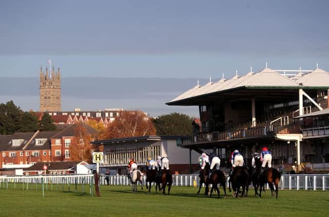 Action from Warwick Racecourse. Photo: David Davies - Pool / Getty Images