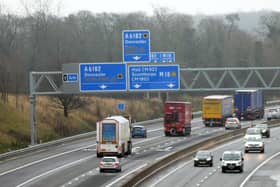 The M18 at Loversall, heading towards junction 3. Picture: Marie Caley NDFP M18 MC 9