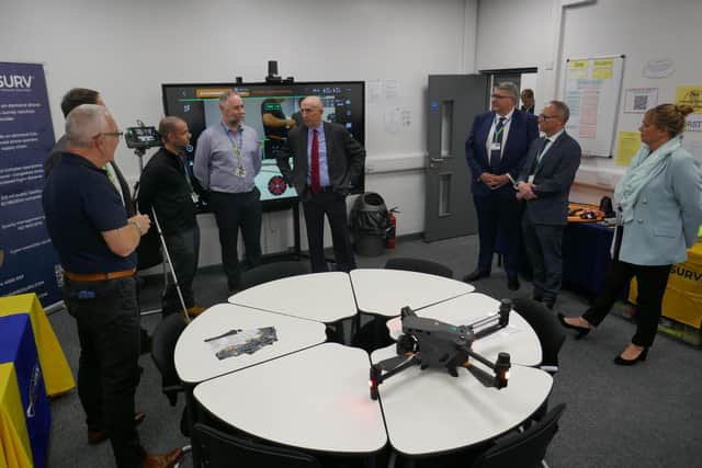 John Healey MP meeting with Iprosurv at Dearne Valley College.