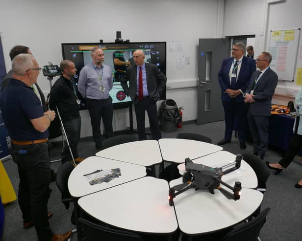 John Healey MP meeting with Iprosurv at Dearne Valley College.